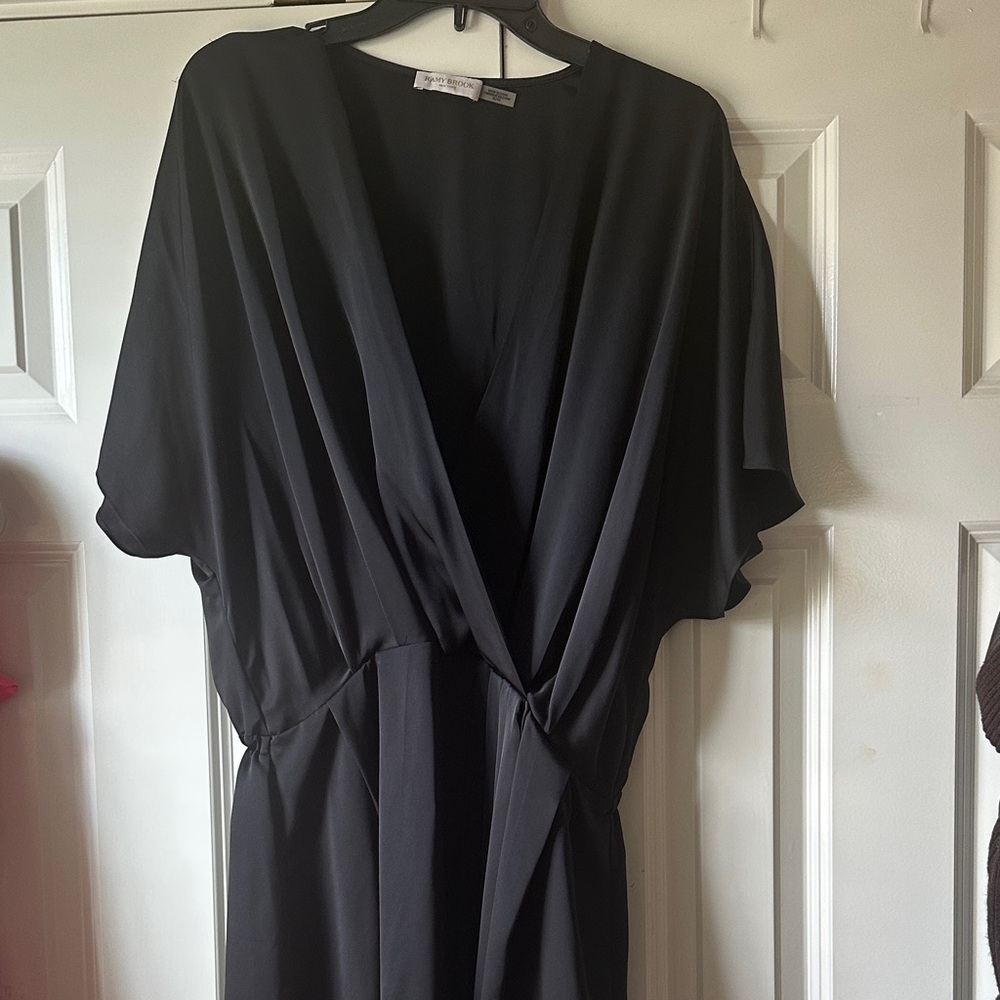 Ramy Brook Black Wrap Dress